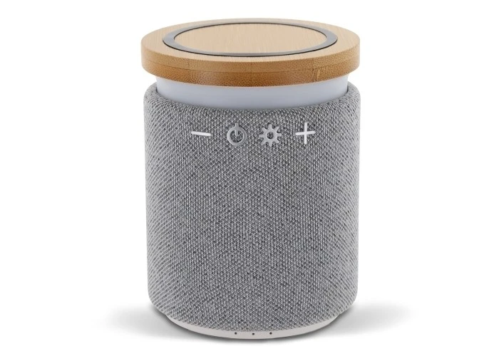 Bambus Lautsprecher Mit Wireless, Grau 1 Bambus Lautsprecher Mit Wireless, Grau