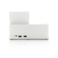 Birch 5W Wireless Charger Und Lautsprecher, Weiß -Leben Bedarfs Verkauf Werbeartikel Birch 5W Wireless Charger und Lautsprecher weiss 882468389 5