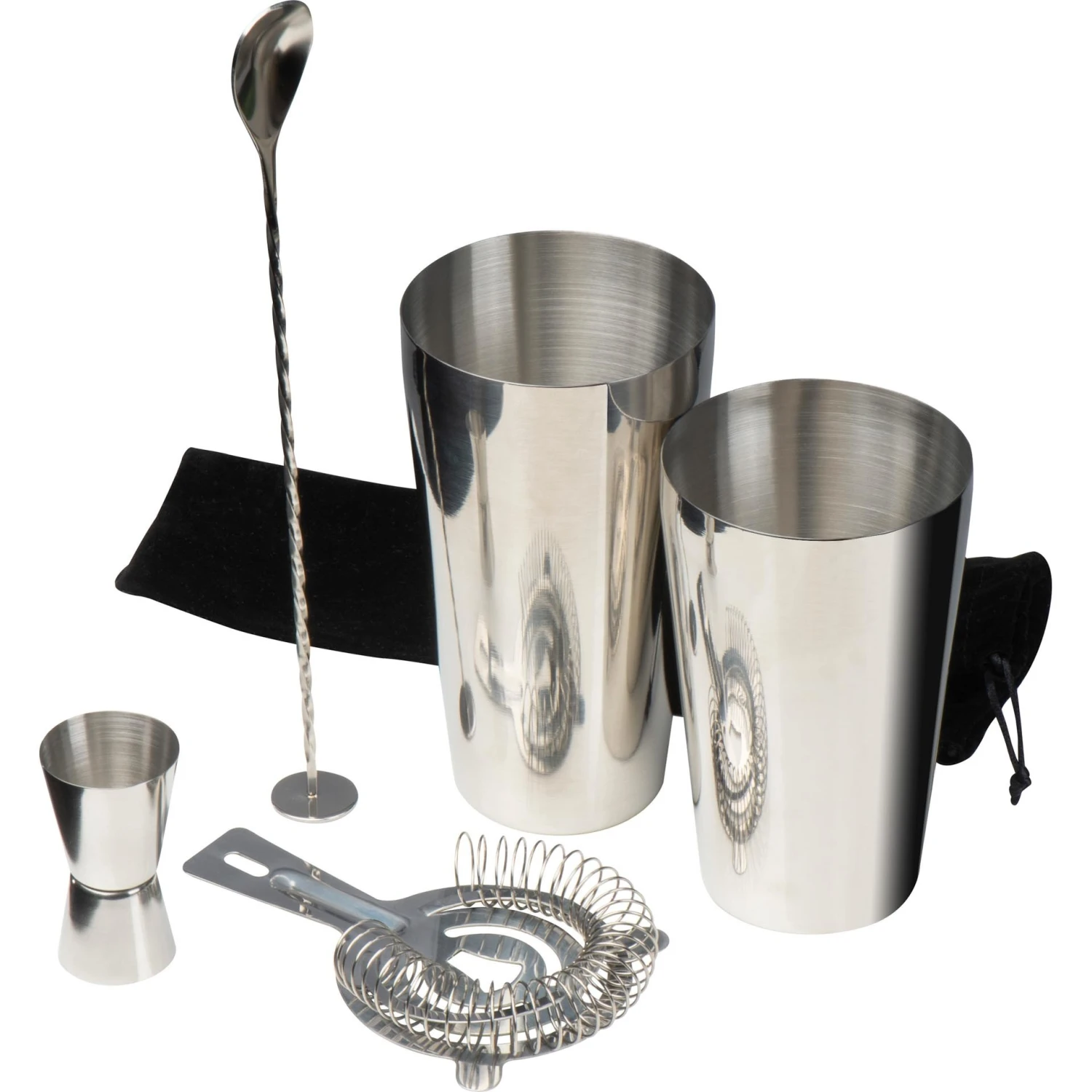 Cocktail Set, Silbergrau 1 Cocktail Set, Silbergrau
