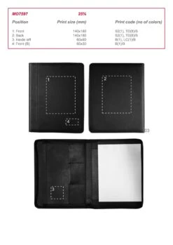 DIN A4 Dokumentenmappe CONFERENCE -Leben Bedarfs Verkauf Werbeartikel DIN A4 Dokumentenmappe CONFERENCE 1685380880 6