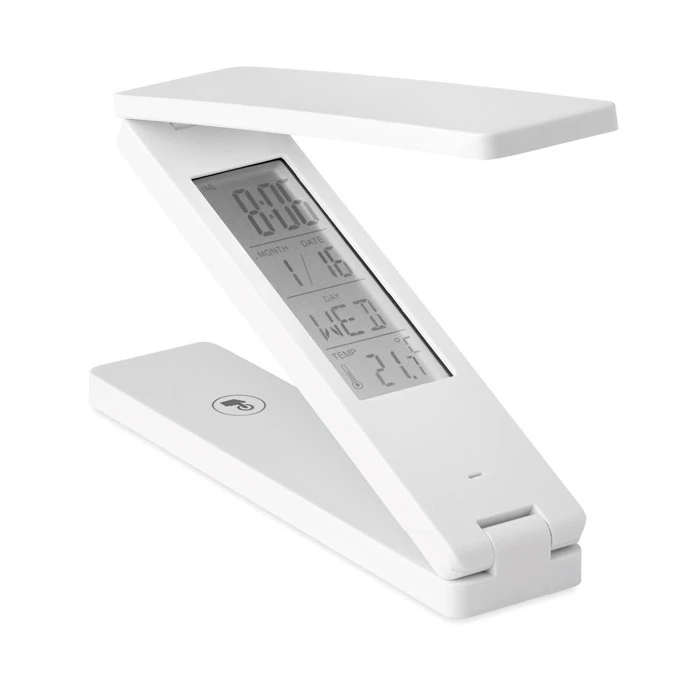 Faltbare Tischleuchte Mit Uhr ZETA 7 Faltbare Tischleuchte Mit Uhr ZETA – Bild 7