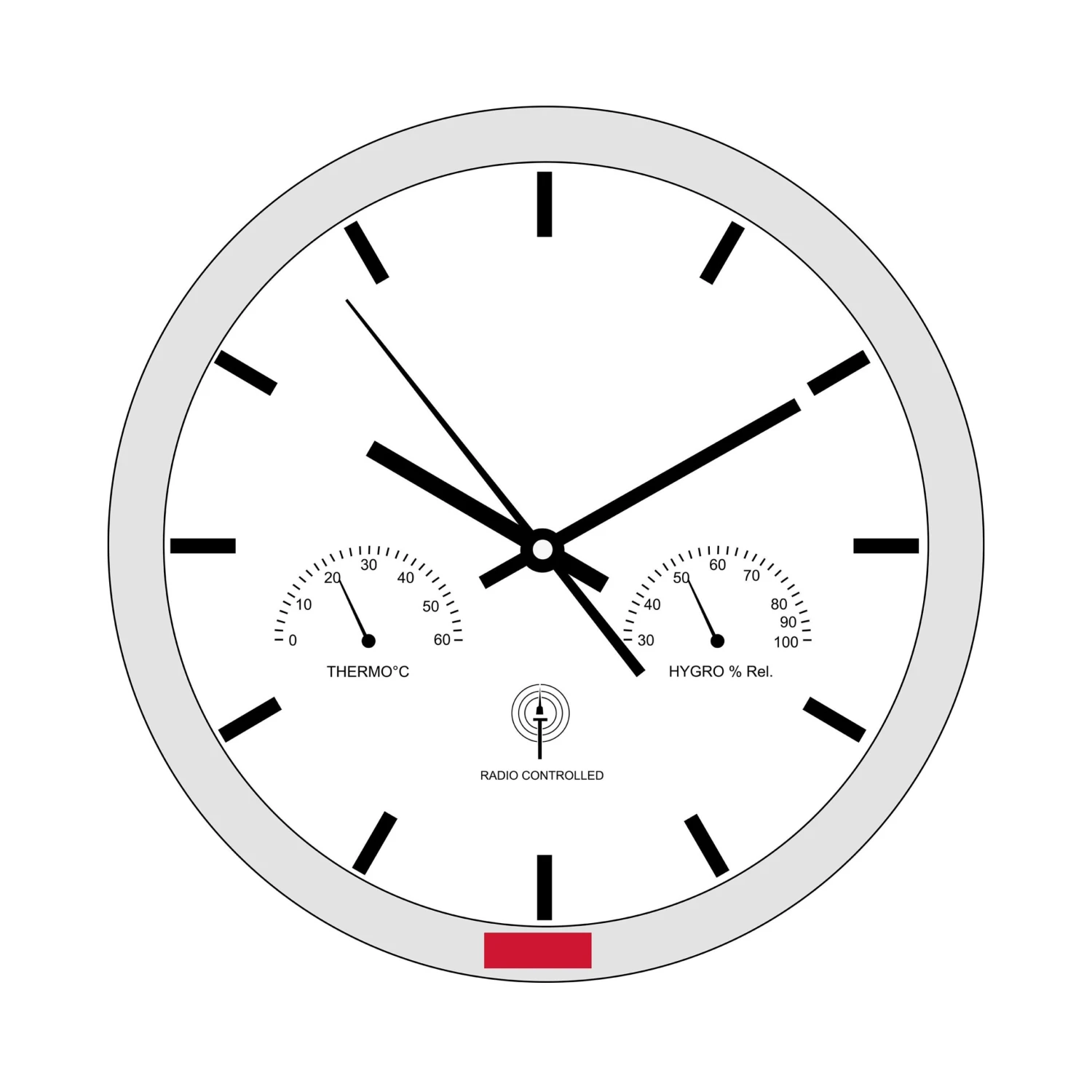 Funk-Wanduhr Ø 30 Cm 2 Funk-Wanduhr Ø 30 Cm – Bild 2