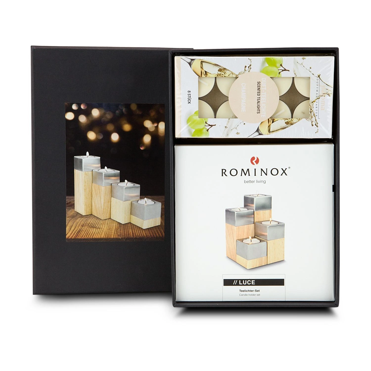Geschenkset: Kerzen-Quartett 2 Geschenkset: Kerzen-Quartett – Bild 2
