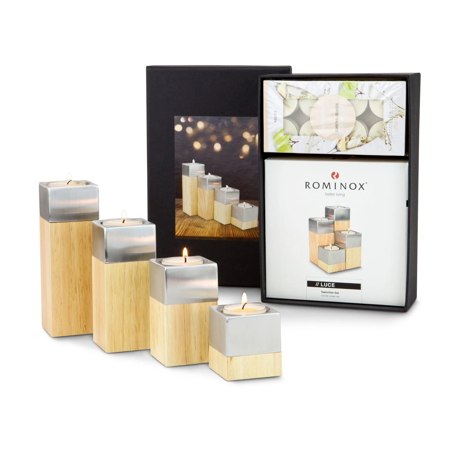 Geschenkset: Kerzen-Quartett 1 Geschenkset: Kerzen-Quartett