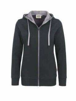 HAKRO No.255 Damen-Kapuzenjacke Bonded -Leben Bedarfs Verkauf Werbeartikel HAKRO No.255 Damen Kapuzenjacke Bonded 393477809