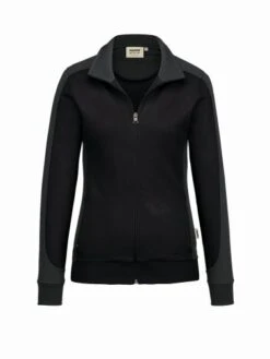 HAKRO No.277 Damen-Sweatjacke Contrast Performance -Leben Bedarfs Verkauf Werbeartikel HAKRO No.277 Damen Sweatjacke Contrast Performance 393478193