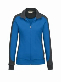 HAKRO No.277 Damen-Sweatjacke Contrast Performance -Leben Bedarfs Verkauf Werbeartikel HAKRO No.277 Damen Sweatjacke Contrast Performance 393478203