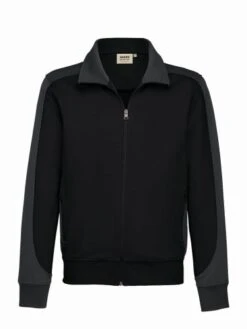 HAKRO No.477 Sweatjacke Contrast Performance -Leben Bedarfs Verkauf Werbeartikel HAKRO No.477 Sweatjacke Contrast Performance 393480029