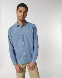 Herren Jeanshemd Stanley Innovates Denim