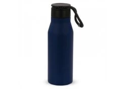 Isolierflasche Mit Trageschlaufe 600ml -Leben Bedarfs Verkauf Werbeartikel Isolierflasche mit Trageschlaufe 600ml Dunkelblau 550.202857
