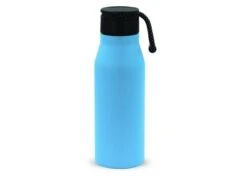 Isolierflasche Mit Trageschlaufe 600ml -Leben Bedarfs Verkauf Werbeartikel Isolierflasche mit Trageschlaufe 600ml Hellblau 550.202858