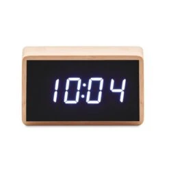 LED Tisch Uhr Bambus MIRI CLOCK -Leben Bedarfs Verkauf Werbeartikel LED Tisch Uhr Bambus MIRI CLOCK 1685516452 2