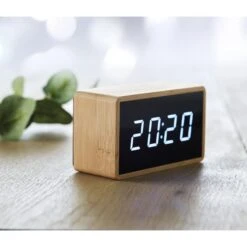 LED Tisch Uhr Bambus MIRI CLOCK -Leben Bedarfs Verkauf Werbeartikel LED Tisch Uhr Bambus MIRI CLOCK 1685516452 9