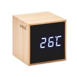LED Tischuhr Bambus MARA CLOCK -Leben Bedarfs Verkauf Werbeartikel LED Tischuhr Bambus MARA CLOCK 1685516453 2