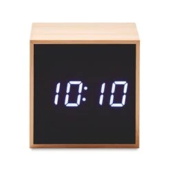 LED Tischuhr Bambus MARA CLOCK -Leben Bedarfs Verkauf Werbeartikel LED Tischuhr Bambus MARA CLOCK 1685516453 3