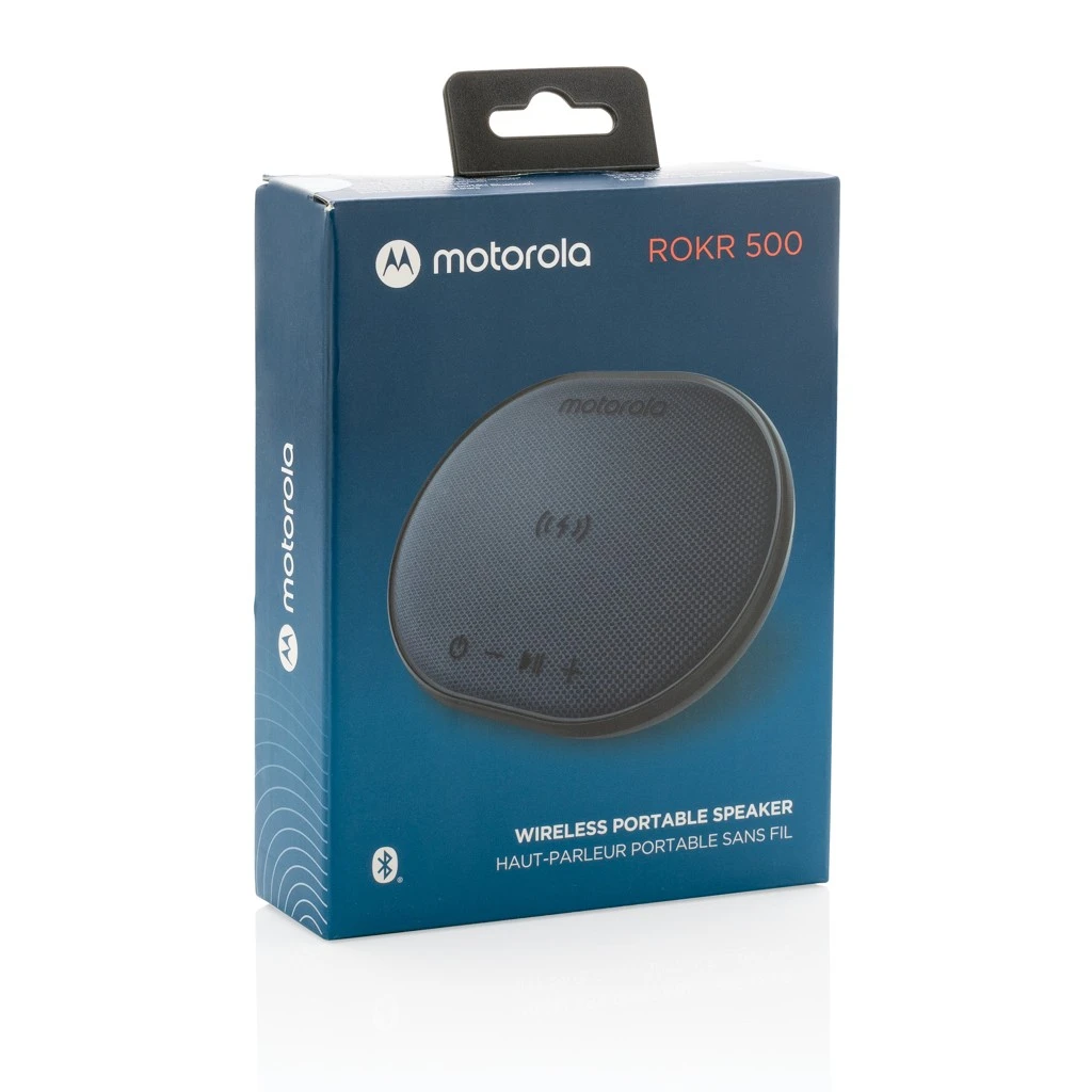 Motorola ROKR 500 10W Wireless Charging 5W Speaker, Schwarz 5 Motorola ROKR 500 10W Wireless Charging 5W Speaker, Schwarz – Bild 5