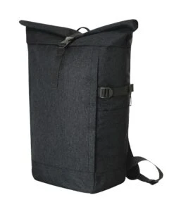 Notebook-Rucksack CIRCLE L -Leben Bedarfs Verkauf Werbeartikel Notebook Rucksack CIRCLE L schwarz meliert 270.235879