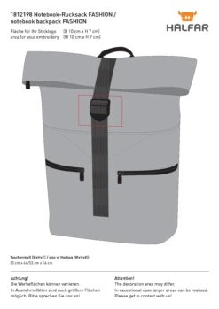 Notebook-Rucksack FASHION -Leben Bedarfs Verkauf Werbeartikel Notebook Rucksack FASHION 891386283 8