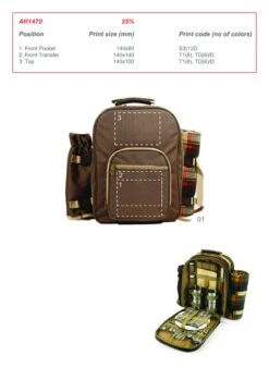 Picknick Rucksack HIGH PARK -Leben Bedarfs Verkauf Werbeartikel Picknick Rucksack HIGH PARK 1685380047 10