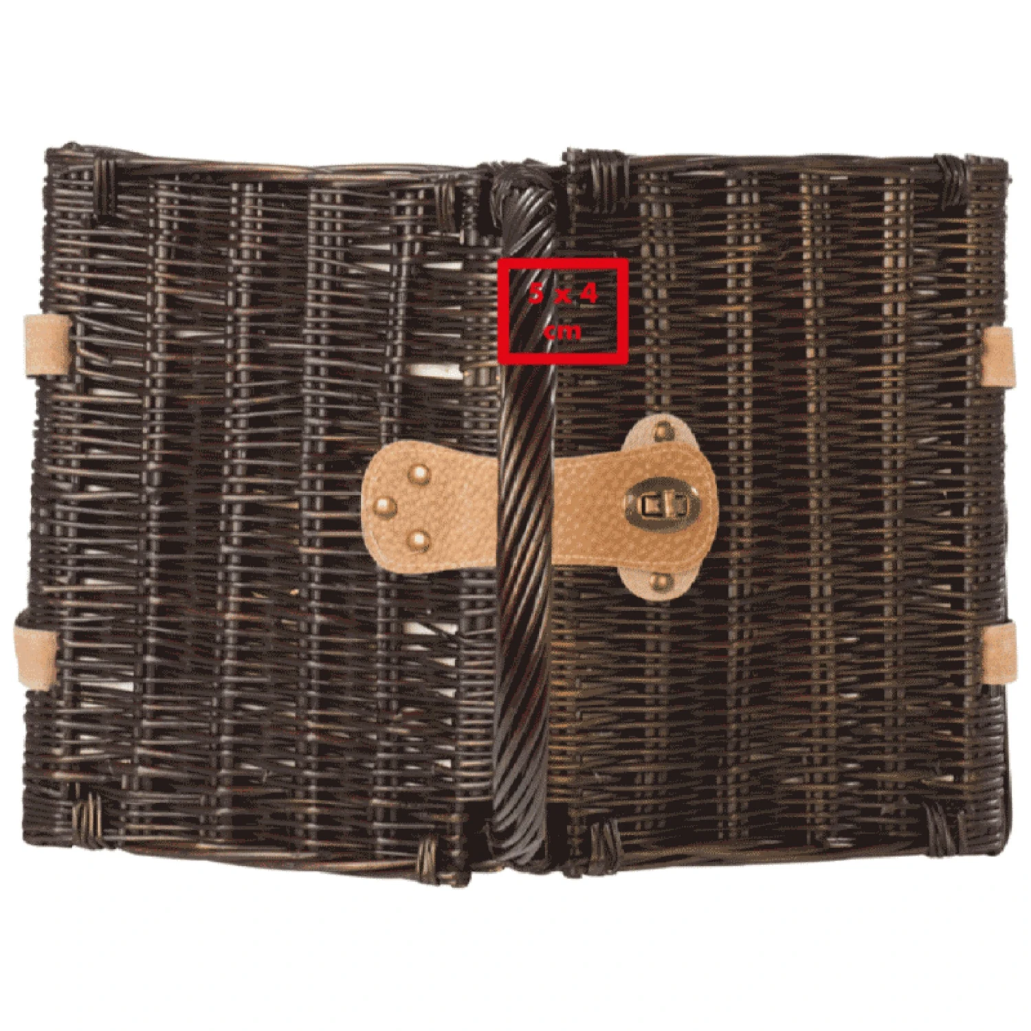 Picknickkoffer Weidengeflecht/2 Personen 4 Picknickkoffer Weidengeflecht/2 Personen – Bild 4