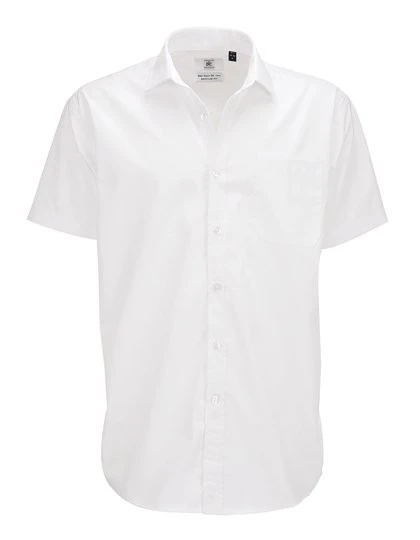 B&C Poplin Shirt Smart Short Sleeve / Men 5 B&C Poplin Shirt Smart Short Sleeve / Men – Bild 5
