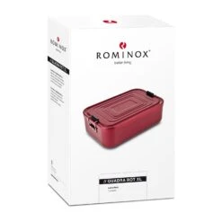 ROMINOX® Lunchbox // Quadra Rot XL -Leben Bedarfs Verkauf Werbeartikel ROMINOXr Lunchbox Quadra Rot XL 886533799 5