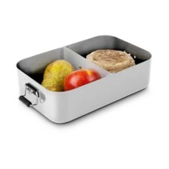 ROMINOX® Lunchbox // Quadra Silber XL -Leben Bedarfs Verkauf Werbeartikel ROMINOXr Lunchbox Quadra Silber XL 886533820 2