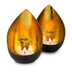 ROMINOX® Teelicht-Set // Drops -Leben Bedarfs Verkauf Werbeartikel ROMINOXr Teelicht Set Drops 886517153 5