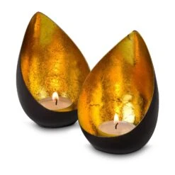 ROMINOX® Teelicht-Set // Drops -Leben Bedarfs Verkauf Werbeartikel ROMINOXr Teelicht Set Drops 886517153 7