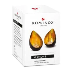 ROMINOX® Teelicht-Set // Drops -Leben Bedarfs Verkauf Werbeartikel ROMINOXr Teelicht Set Drops 886517153 8