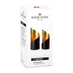 ROMINOX® Teelicht-Set // Waves -Leben Bedarfs Verkauf Werbeartikel ROMINOXr Teelicht Set Waves 886517155 6