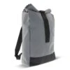 Reflektierender Rolltop-Rucksack 26x13x50cm, Grau