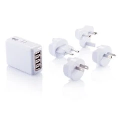 Reiseadapter Mit 4fachem USB Anschluss