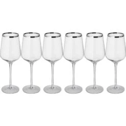 Set Aus 6 Weißweingläsern