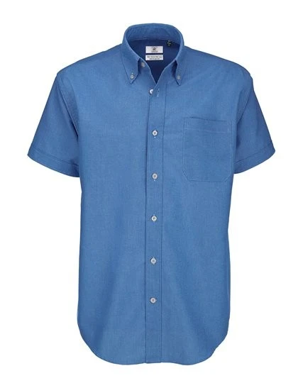 B&C Shirt Oxford Short Sleeve /Men 2 B&C Shirt Oxford Short Sleeve /Men – Bild 2