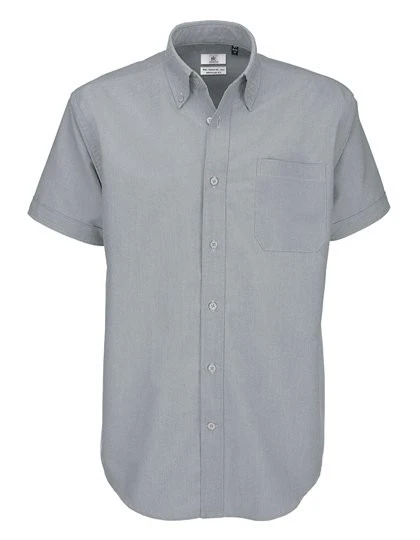 B&C Shirt Oxford Short Sleeve /Men 4 B&C Shirt Oxford Short Sleeve /Men – Bild 4
