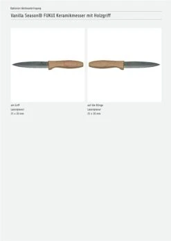 Vanilla Season® FUKUI Keramikmesser 9 Vanilla Season® FUKUI Keramikmesser -Leben Bedarfs Verkauf Werbeartikel Vanilla Seasonr FUKUI Keramikmesser 9182467281 4