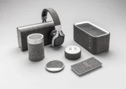 Vogue Wireless-Charger Lautsprecher, Grau -Leben Bedarfs Verkauf Werbeartikel Vogue Wireless Charger Lautsprecher grau 882468398 10